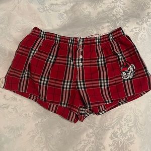 Womens small boxer style shorts